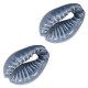 Cowrie shell bead 17x10mm Dark blue grey